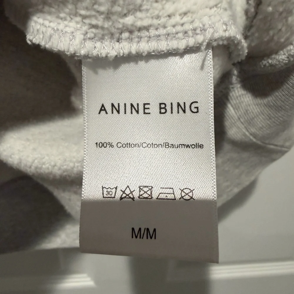 Auth. ✅ Women’s ANINE Bing “Harvey” Hoodie in “Heather Grey” Size Medium🤍💙